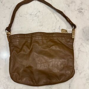 Vintage Morris Moskowitz Genuine Leather Shoulder Bag – Brown